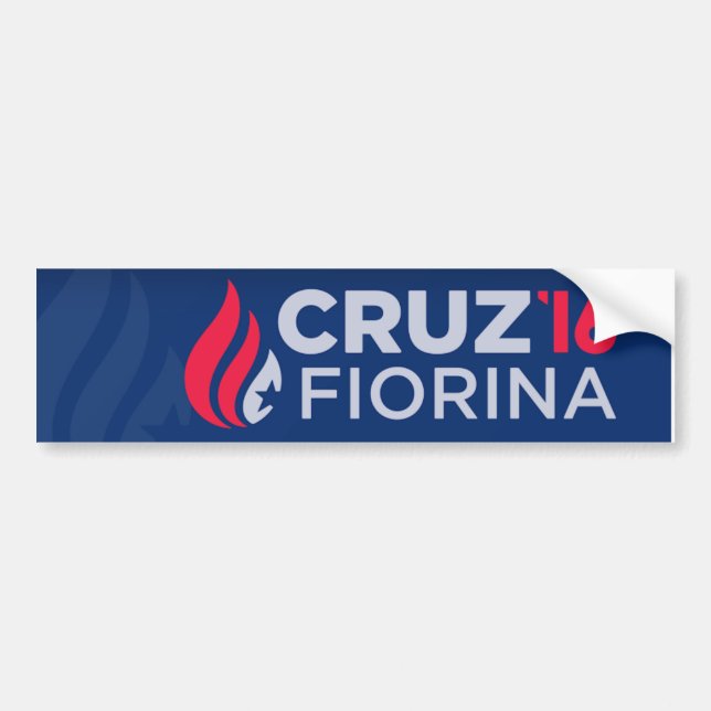 Cruz/Fiorina 2016 bumper sticker (Front)