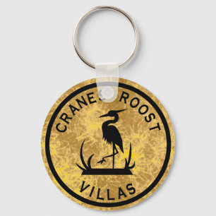 CRV-GOLD-BLK KEY RING