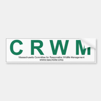 CRWM Bumper Sticker
