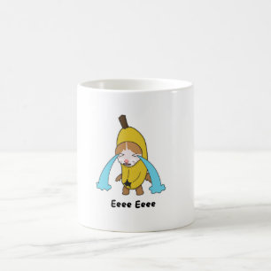 Cry Banana Sad Crying Cat Meme Eee Eee Coffee Mug
