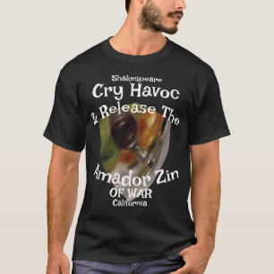 Cry Havoc Release Amador Zin War California T-Shirt