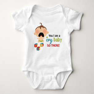 CryBaby One Piece Baby Bodysuit