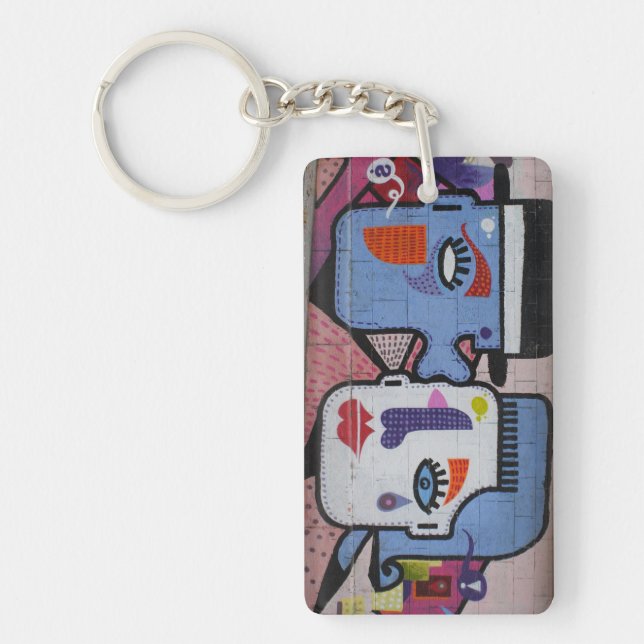 Crying A Little Tear Of Joy Key Ring (Front)