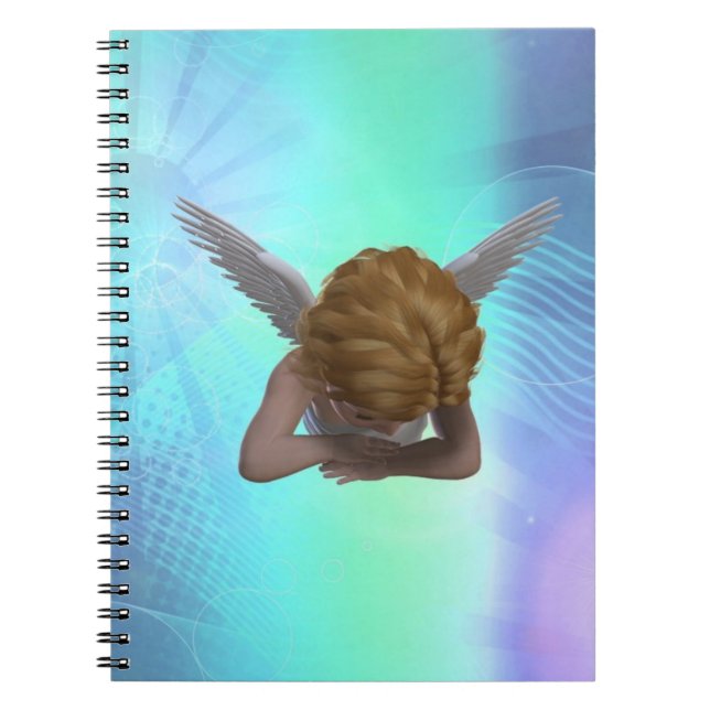 Crying Angel Spiral Notebook (Front)