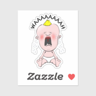 Crying Baby Sticker