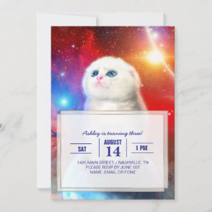  Crying cat in space                               Invitation