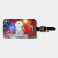 Crying cat in space                               