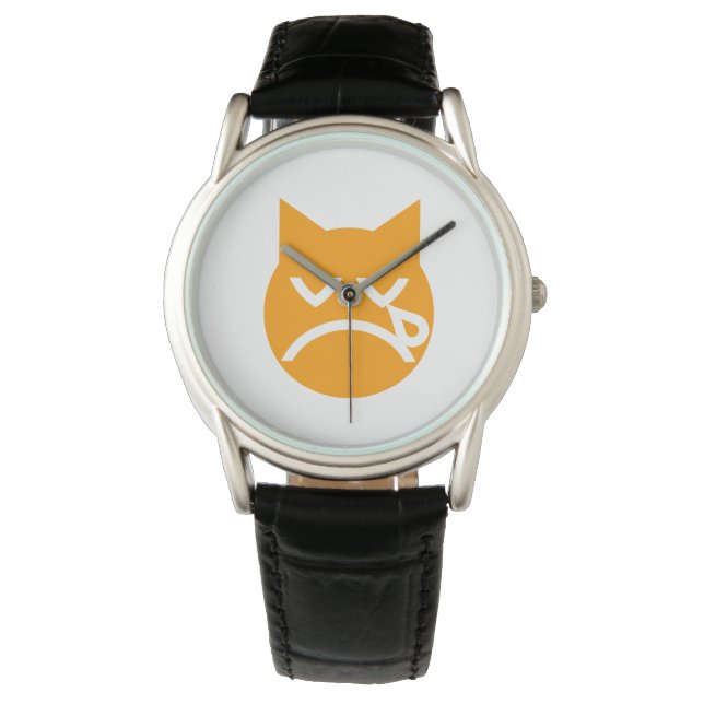 Crying Emoji Cat Watch (Front)