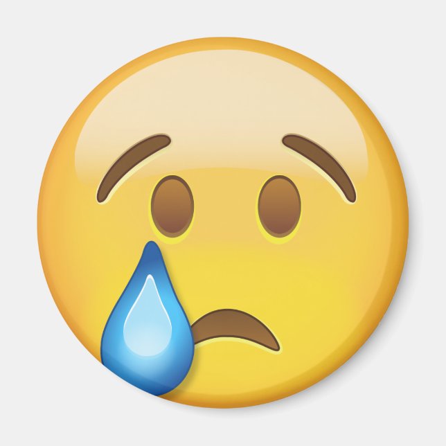 Crying Face Emoji Magnet (Front)
