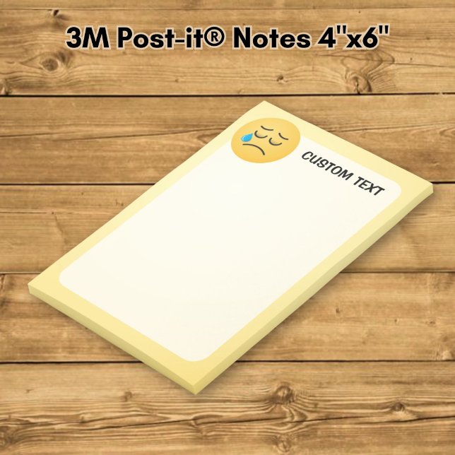 Crying Face Post-it Notes (Creator Uploaded)