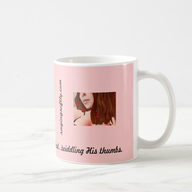 crying flowers mug (Right)