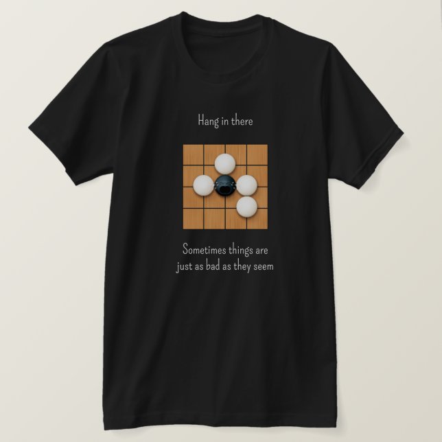 Crying Goishi in Atari Funny Go T-Shirt (Design Front)