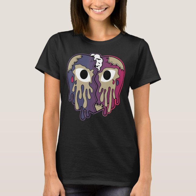 Crying Heart Match Sneaker Match Tees Dripping Sho (Front)