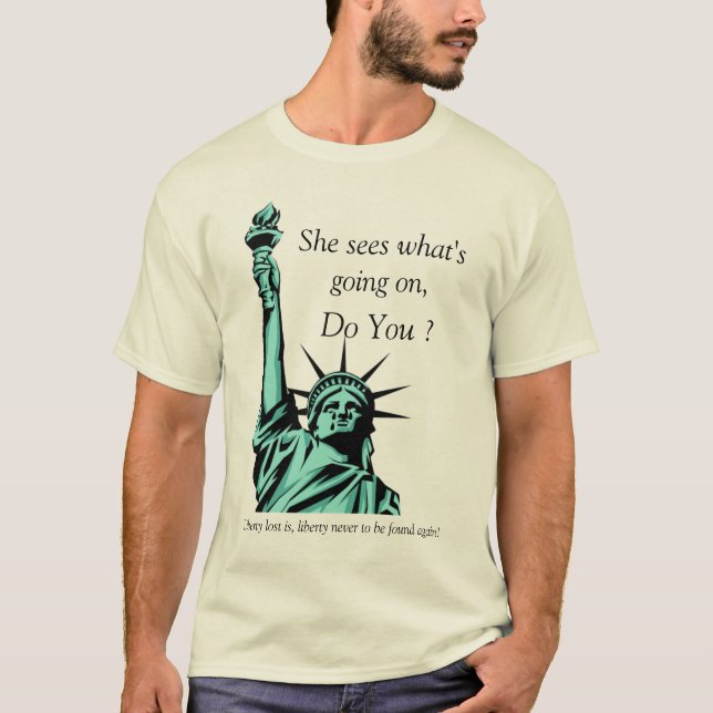 Crying Liberty T-Shirt (Front)