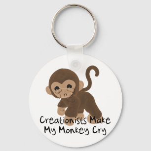 Crying Monkey Key Ring
