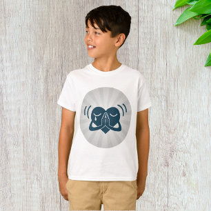 Crying Prayer Heart Minimal Spiritual T-Shirt