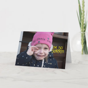 CRYING - SORRY CARD