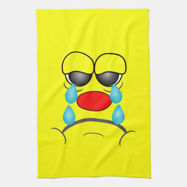 Crying Tea Towel (Vertical)
