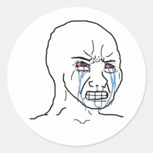 Crying wojak stickers