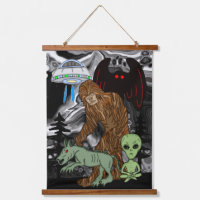 Cryptid Big Foot, Alien, Chupacabra, Mothman