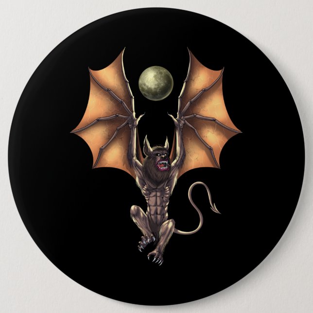 Cryptid Creature Ahool 6 Cm Round Badge (Front)