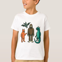 Cryptid Friends: Bigfoot, Chupacabra, Nessie, Drac