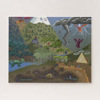 Cryptid Hide-And-Seek Jigsaw Puzzle