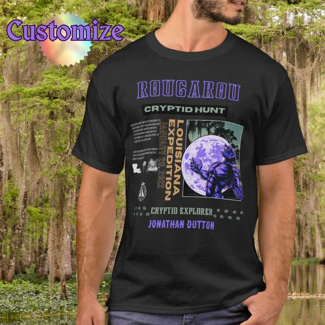 Cryptid Rougarou Louisiana T-Shirt (Creator Uploaded)
