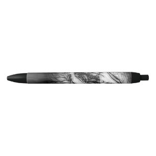 Cryptid: Snow Wasset Sketch  Black Ink Pen