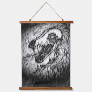Cryptid: Snow Wasset Sketch Hanging Tapestry