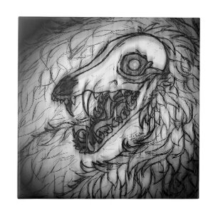 Cryptid: Snow Wasset Sketch Tile