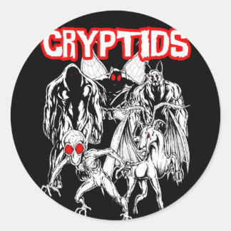 Cryptids Classic Round Sticker