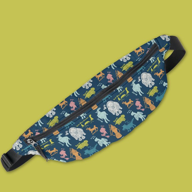 Cryptids Cryptozoology Identification Guide Bum Bags (Creator Uploaded)