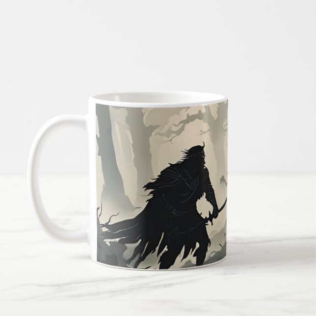 Cryptid's forest  coffee mug (Left)