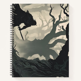 Cryptid's forest  notebook