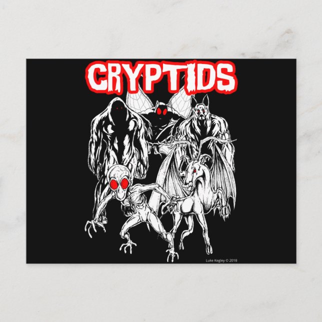 Cryptids Postcard (Front)