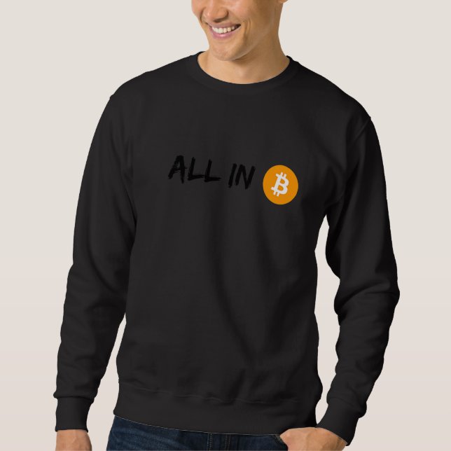 Crypto  Bitcoin  Blockchain  Cryptocurrency  Fun   Sweatshirt (Front)