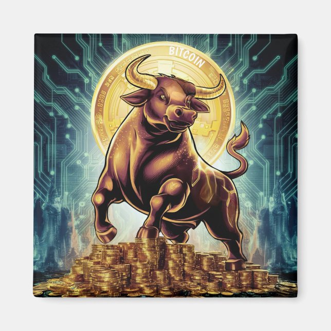 Crypto Bull Magnet (Front)