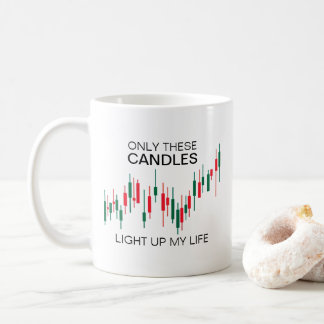 Crypto Candlesticks Personalised Coffee Mug