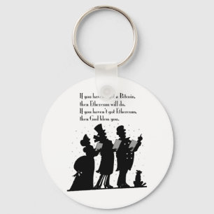 Crypto Christmas Carol Key Ring