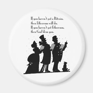 Crypto Christmas Carol Magnet