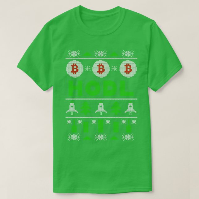 Crypto Christmas Ugly Sweater (Design Front)