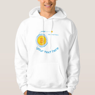 crypto  coin editable quote hoodie