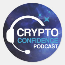 Crypto Confidence Podcast stickers (sheet of 20)