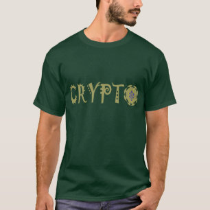 Crypto Cryptocurrency Fractal Letters T-shirt
