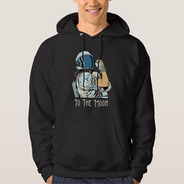 Crypto Currency Talk  Fun Ripple Xrp We Can Do It Hoodie (Front)