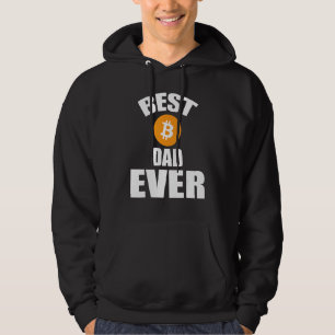 Crypto Dad Bitcoin Best Dad Ever BTC Crypto Bitcoi Hoodie