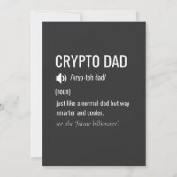 Crypto Dad Definition Bitcoin HODL Father's Day