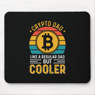Crypto Dad Retro Sunset Mouse Pad