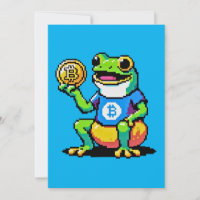 Crypto Frog - Funny Pixel Art Digital Currency